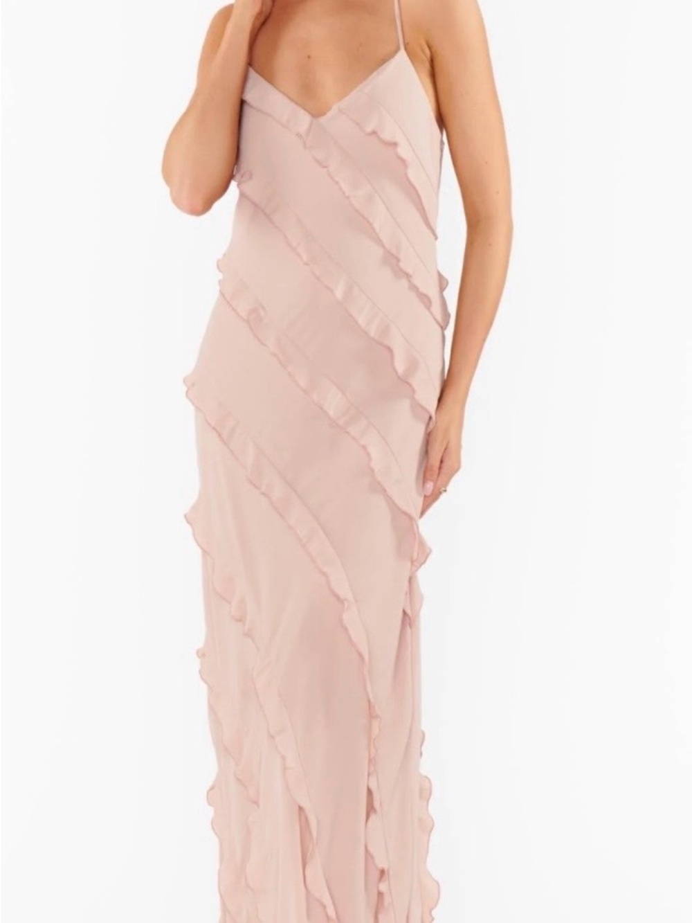 Show me You Mumu Romance Ruffle Dress
